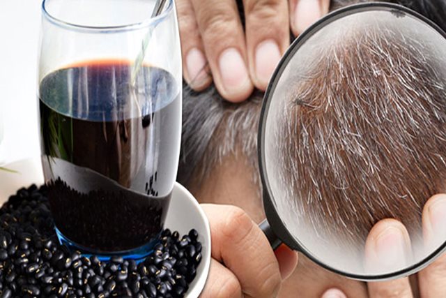 Cách dùng đậu đen chữa bạc tóc sớm đơn giản, dễ làm tại nhà